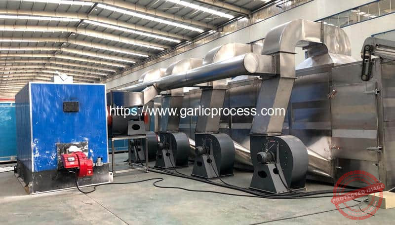 Multi-layer-Garlic-Slice-Dryer-Machine-with-Gas-Heating-Hot-Air-Generator